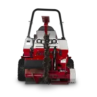 KY400 Trencher Turf maintenance professionals appreciate the KY400 mounted on a Ventrac tractor, giving access to tight spaces without the turf damage of larger track units.
