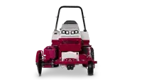 ED202 Edger The operator can choose to edge on either the right or the left side.