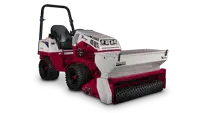 A removable calibration tray lets operators adjust for various grass seed types, ensuring the EG520 works well with different seed sizes and mixes.