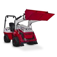 KM500 Loader With a maximum lift height of 72 inches and a dump angle of 36°, the KM500 Loader delivers efficient material handling for landscaping, hardscaping, and site work projects.