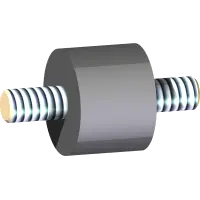 05.0111 Bumper, Rubber 5/16 Stud 1"Dia