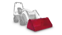 KM660 Light Material Bucket The Light Material Bucket increases efficiency for contractors managing property maintenance projects.