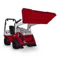 Ideal for landscapers handling bulk materials like compost, mulch, or leaves.