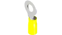 30.0076 Terminal, Ring 1/4" Ins 12-10