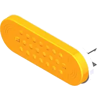 33.0083 Light, LED Turn - Amber - Grommet Mt