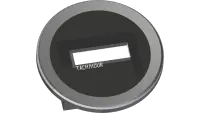 35.0104 Gauge, HR/Tach Round Digital