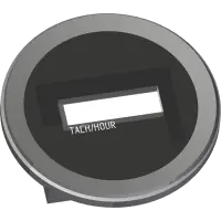 35.0104 Gauge, HR/Tach Round Digital