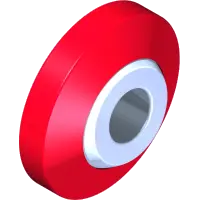 43.SB10F-1 Swivel Ball, 5/8" x 2-1/4