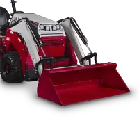 KM500 Loader Designed for versatility, the KM500 Loader is compatible with multiple accessory options, including the Rock Bucket with Grapple, Log Grapple, and Light Material Bucket, expanding its utility across tasks.