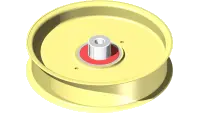 83.0029 Pulley, Idler Flat 5" x 3/8"