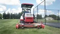 EW530 Weedbine The Weedbine's mechanical process starves weeds of energy over time, gradually eliminating them without harming the surrounding turf.
