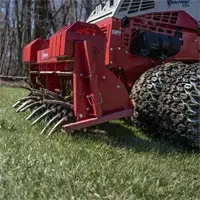 The Ventrac Aerator relieves compaction by pulling soil cores, giving turf room to breathe and thrive with core tines.