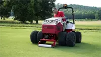 The Sod Cutter for the Ventrac cuts evenly and completely for precise sod removal.