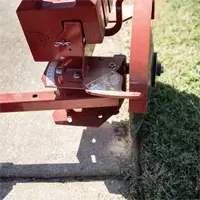 ED202 Edger Cut away encroaching turf to restore clean boundaries between grass and pavement.