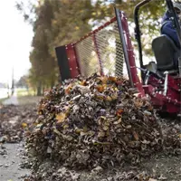 EF300 Leaf Plow The Ventrac Leaf Plow clears massive piles of leaves in a single pass, drastically reducing cleanup time and labor costs.