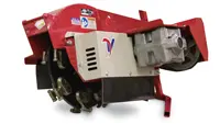 Heavy-Duty Carbide Cutters on the KC180 Stump Grinder