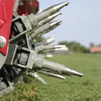 Heavy-Duty Vibrating Tines on the Ventrac Aera-vator