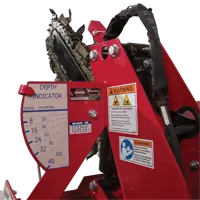 Depth Indicator for Trencher