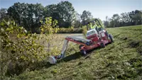 Maximum Effiency Cut next to Rention Ponds and hard to reach areas.