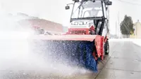 Clean Sweep Clear snow down to concrete