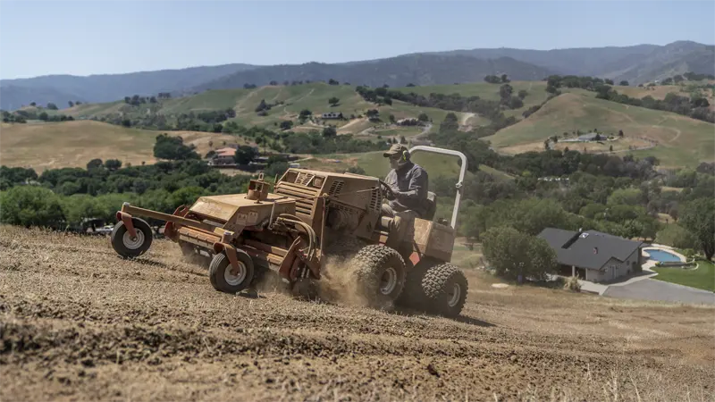 When the threat of wildfires rises to critical levels, the power rake can significantly reduce the amount of combustible material in your defensible spaces.