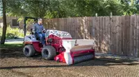 EG520 Primary Seeder Dual packer rollers deliver consistent seed-to-soil contact to improve germination rates and promote even, reliable lawns.
