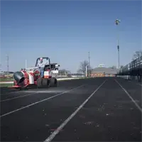 ET202 Turbine Blower With 360-degree nozzle rotation and high-velocity airflow, the Ventrac Turbine Blower makes track and field maintenance faster and easier.