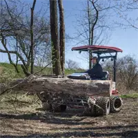 HE200 Power Grapple Contractors benefit from the second-auxiliary hydraulics that let the HE200 open, curl, and dump heavy loads without leaving the driver’s seat.