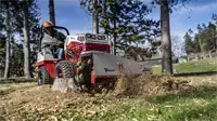 KC220 Stump Grinder Enhance park aesthetics and safety by efficiently removing stumps from public recreational areas.
