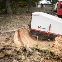 KC220 Stump Grinder The KC220’s 18 heavy-duty carbide-tipped teeth make quick work of stumps, chipping them away with precision and efficiency.