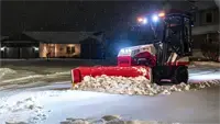 KD Blade Paired with the Ventrac Winter Cab, the KD Blade makes clearing driveways a warm, comfortable job. Push snow with precision on pavement while staying protected from wind and cold.