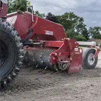 KG540 Power Rake See the 72 replaceable carbide tips in action as they grind and pulverize soil and debris for fine, seed-ready ground.