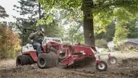 KG540 Power Rake Professionals gain from the KG540’s hydraulic rotor height control, reversible drum, and adjustable wings, enabling one operator to prep land faster with fewer tools.
