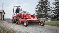 KG540 Power Rake Bring old gravel back to the surface and normalize the driveway finish using the reversible drum and hydraulic angle adjustment.