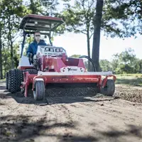 KG540 Power Rake Smooth uneven cart paths by adjusting rotor height and angle, removing compacted soil and debris to restore safe and even footing.