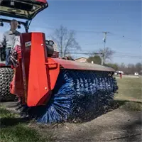 KJ Broom Keep park paths and walkways clear of dirt, leaves, and debris with the Ventrac Power Broom for a clean, well-kept appearance.