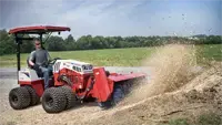 KJ Broom Contractors can quickly clear stump grinding debris from driveways, leaving a clean, polished finish without the need for hours of hand cleanup.