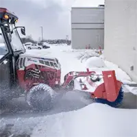 KJ Broom From schools to commercial properties, the Power Broom keeps entrances and walkways clear, with the ability to change broom spin direction and angle snow exactly where you want it.