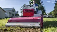 KL480 Tiller The KL480 Tiller excels at removing weeds and debris, creating a clean seedbed for new plantings in both residential and commercial landscaping projects.
