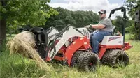 KM100 Rock Bucket w/ Grapple Moving large rocks from fields is simplified with the Rock Bucket with Grapple, reducing manual labor and speeding up land-clearing operations.