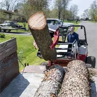 KM300 Log Grapple The Ventrac Log Grapple makes loading heavy logs into trailers fast and efficient, reducing manual labor for tree service contractors and land management crews.