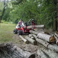 KM300 Log Grapple Streamline firewood and timber operations by stacking logs neatly with the precision and power of the Ventrac Log Grapple.