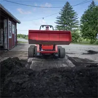 KM660 Light Material Bucket Contractors can cover more ground faster when spreading mulch across large properties with the high-capacity Light Material Bucket.