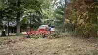 KR Landscape Rake With its wide working width and rugged design, the Landscape Rake covers large areas quickly, maximizing productivity for commercial landscaping crews.