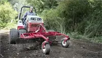 KR Landscape Rake Contractors benefit from the Landscape Rake’s ability to both move and level topsoil, reducing the need for multiple passes and saving time on job sites.
