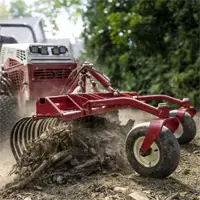 KR Landscape Rake The Landscape Rake clears debris like sticks, roots, and rocks while leaving a smooth finish, helping contractors deliver professional-quality lawns.
