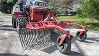 KR Landscape Rake Designed for versatility, the Landscape Rake excels at spreading mulch, gravel, or stone dust evenly across paths and landscapes.