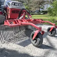 KR Landscape Rake Designed for versatility, the Landscape Rake excels at spreading mulch, gravel, or stone dust evenly across paths and landscapes.