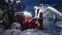 KX Snowblower Cut down on time in the cold. The Ventrac KX Snow Blower covers more ground in fewer passes, giving contractors a faster way to handle heavy snowfall.