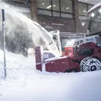KX Snowblower Available in 48-inch and 52-inch working widths, the KX Snow Blower covers broader paths and parking lots in fewer passes.